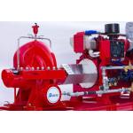 High Capacity Diesel Fire Fighting Pumps / Stable Red Fire Jockey Pump for sale