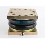 Double Convoluted Industrial Air Bags LHF200/212-2 Rubber Air Spring With Cover Plate for sale