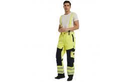China Tomax F00B034 Rich Cotton HIVIS Color Flame Retardant Bib Trousers supplier