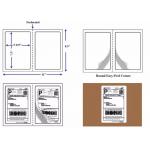 8.5 * 11 Die Cut Blank Thermal Labels For Shipping for sale