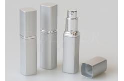 China Matte Silver Travel Perfume Atomiser Holder 25ml Oral Spray Fragrance Refill Bottle supplier