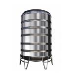 China Corrosion Resistance Round Metal Water Tank High Strength For Food Industry for sale