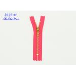 4.5 brass custom tape and metal puller hermetic pocket zipper