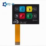 PET F150 FPC Membrane Switch Panel Embossed Button LEDs for sale