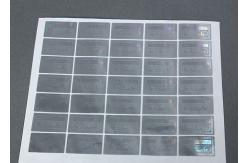 China 3D Anti Counterfeit Sticker / Silver Label Stickers Scratch Off With Security Code supplier