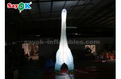 China Oxford Fabric 4mH Inflatable Cartoon Characters Dinosaur With LED Light supplier