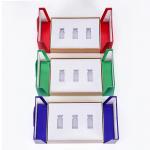 custom box packaging double door design magnetic closure paper gift lip gloss packaging box cosmetic boxes with foam insert for sale