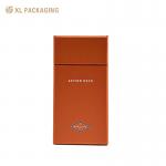Packaging Gift Boxes Bevel Angle Lipstick Paper Box Orange Cigarette Box With Custom Logo for sale