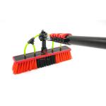 Nylon Filament Solar Panel Cleaning Brush With Water Fed Pipe for sale