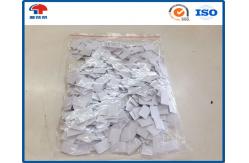 China White Hook And Loop Coins Precut Squares , Sticky Back Hook Loop Dots supplier