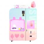 Exclusive Robotic Arm Sensing Chip New Floss Automatic Sugar Cotton Candy Vending Machine for sale