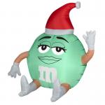 Factory Customized Fabric Christmas Holiday Promotion Inflatable Cartoon Ball for Decoration for sale