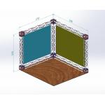 Aluminum Portable Lighting Truss Display 290x290mm for sale