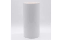 China 2Mil Gloss White Permanent Adhesive Polyimide Roll Label Material With Glassine supplier
