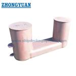 ISO 13795 Type A Welded Steel Bollards With Compact Base Plate Ship Towing Equipment for sale