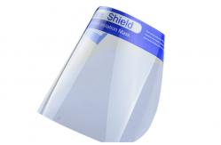 China Disposable PE Protective Face Shield Isolated Dust For Public Places supplier