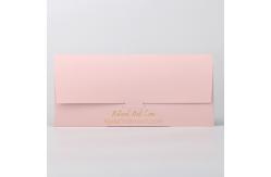China Pink Custom Packaging Envelopes Offset Printing Paper Materials supplier