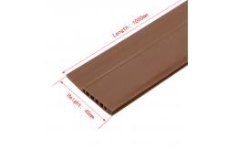China Brown Silicone Weather Stripping Self Adhesive Silicone Seal Strip For Windows supplier