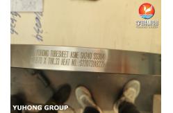 China ASME SA240 SS304 Stainless Steel Tubesheet For Heat Exchanger supplier