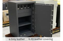 China Anti Theft Fireproof Jewelry Safe Leather-Covered Biometric Fingerprint Lock supplier
