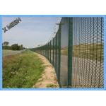 Clearvu 358 Security Galvanized Fence Panels / Mesh Panels V Formation Horizontal