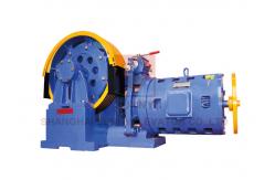 China DC110V 1.1A AC2 Geared Traction Machine With Elevator Component supplier
