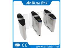China Secure Access Automatic Flap Barrier With 1400*300*1000mm Chassie Size supplier