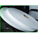 FDA Certified Biodegrable White Food Grade Paper Roll 60GSM 120GSM For Paper Straw Making for sale