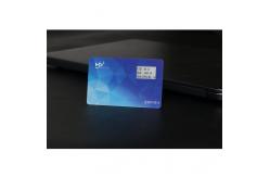 China Bluetooth BLE Beacon ID Card Privacy Protection With Digital Buttons supplier