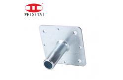 China Shoring Prop Adjustable Square 100MM Scaffold Base Plate supplier