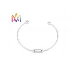 Removable Wired Cuff Womens Engraved Bracelets 7g for sale