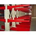 Cold Rolling Steel Cantilever Storage Racks With Multi - Level , Blue / Orange