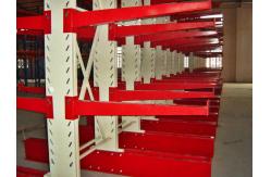 China Cold Rolling Steel Cantilever Storage Racks With Multi - Level , Blue / Orange supplier