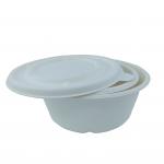 9oz Sugarcane Pulp Tek Bagasse Salad Bowl Fruit Cups Take Out Container for sale