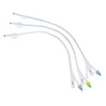 16 Fr 24Fr Medical Disposable Products Silicone Rubber Latex Foley Balloon Catheter 2 Ways for sale