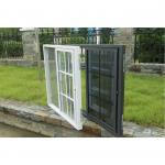 Home Security  Pvc Profile Upvc Sliding Windows White Black for sale
