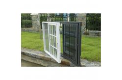 China Home Security  Pvc Profile Upvc Sliding Windows White Black supplier