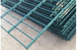 China PVC Coated Galvanized 656 Mesh Fencing 50x200mm Double Wire Mesh supplier