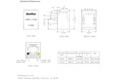 China HR911105A HanRun Single Port RJ45 Connector with Integrated Magnetics and LED supplier
