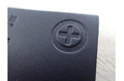 China High Frequency Logo On PU Leather Patches For Jeans Fashionable OEKO supplier