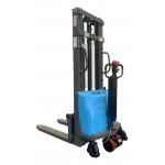 Electric Pallet Stacker Truck Forklift 125*40*35cm With Single Face Control System for sale