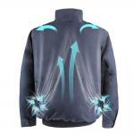 6700mAh Air Conditioned Suit Jacket Aircon Clothing Dark Gray for sale