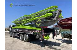 China Re-Manufactured Used Concrete Boom Trucks 56 Meter Mounted Concrete Pump supplier