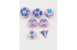 China Baroque 7 Piece Polyhedral Gaming Dice Set Metal Sharp Edge For RPG supplier