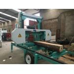 Mobile Horizontal Band Saw Mill Portable Timber Sawmill Machine with hydraulic loader for sale