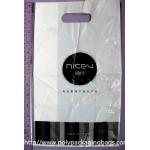 Die cut handle bag  for shopping／Pe Die Cut Handle Bagsplastic Bags for sale