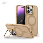 Translucent Backplate Magsafe Phone Case Skin Friedly Camera Stand Cell Phone Cover for sale