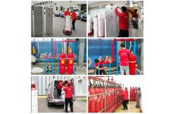 China Refilling Fm200 Gas Suppression System 4.2MPa Extinguisher For Archive Date Center supplier