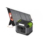 Outdoor Camping 1200W 500w Solar Generator Solar Charging Portable Power Station for sale