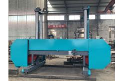 China Double Column Horizontal Wood Band Sawing Machine MJ2500 Heavy Duty Bandsaw Mill supplier